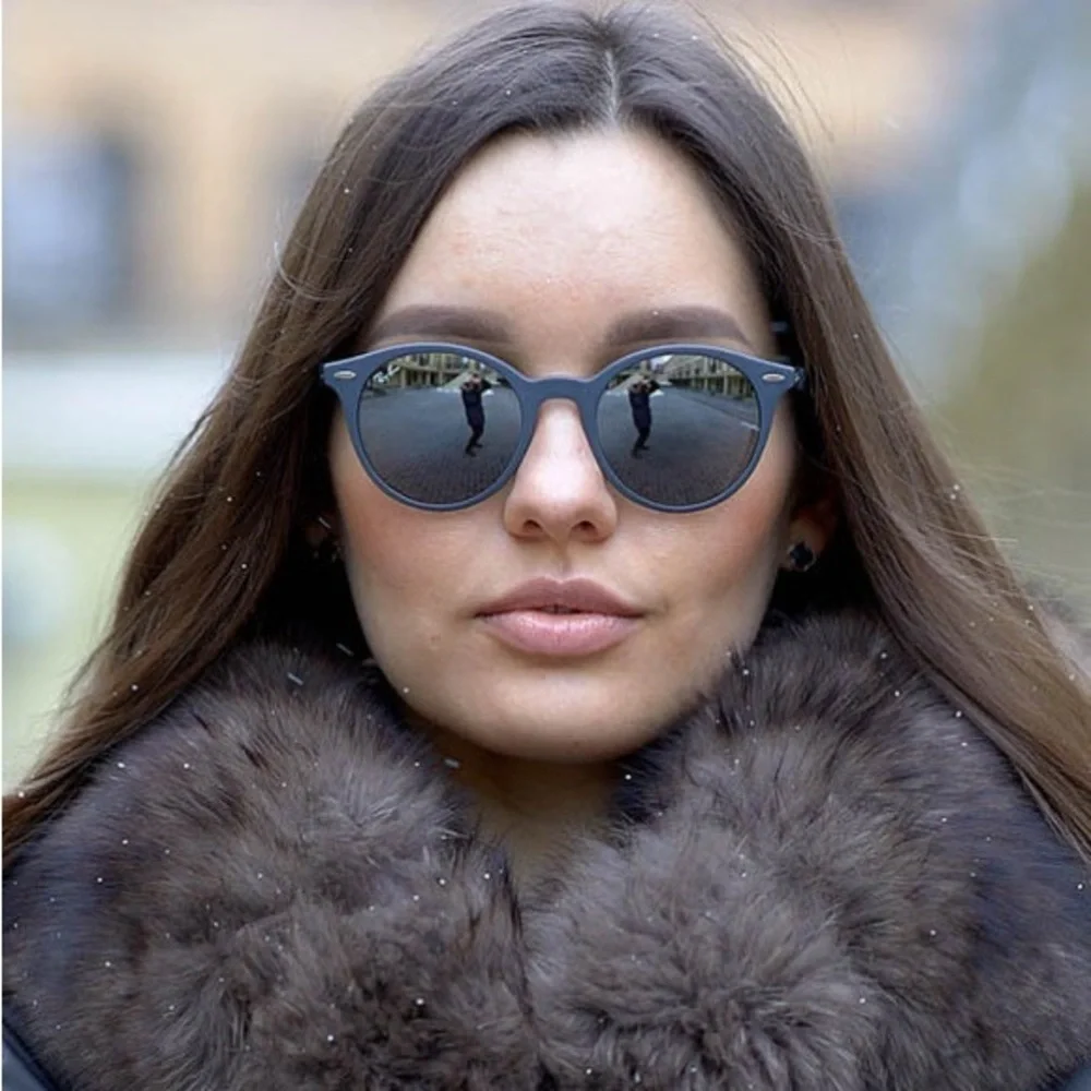 Ray-Ban Liteforce Navy‎ Blue RB4296 Unisex Round RX Sunglasses 50/21/150